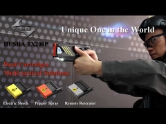 বৈদ্যুতিক শক পেপার স্প্রে এবং রিমোট রিটেনমেন্ট সহ দ্বৈত কার্টিজ শক বন্দুক